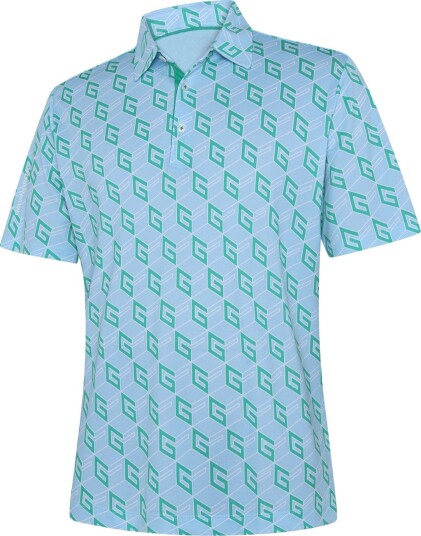 Galvin Green Martinez Golf pologenser herre Crystal Blue Green Small
