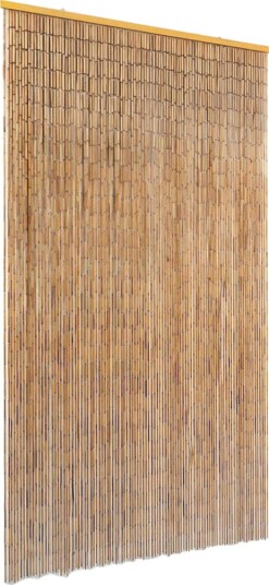 vidaXL Insektdør gardin bambus 100x200 cm
