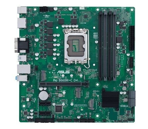 ASUS Pro B660M-C D4-CSM Micro-ATX Hovedkort med Intel LGA1700 og DDR4 Støtte ASUS Pro B660M-C D4-CSM Micro-ATX Hovedkort med Intel LGA1700 og DDR4 Støtte