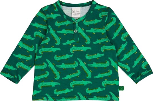 Freds World Genser   Krokodille   Agurk   Freds World   1½ år 86   Genser   Grønn