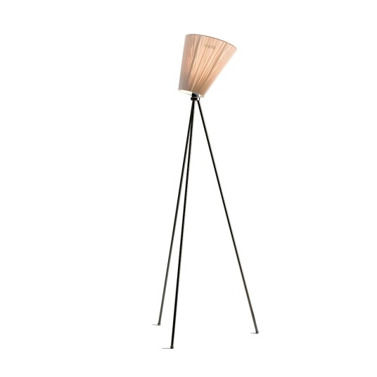Oslo Wood Gulvlampe Black/Beige Oslo Wood Gulvlampe Black/Beige