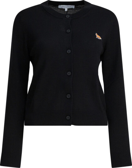 Maison Kitsuné Dame Strikkevarer Svart XS,