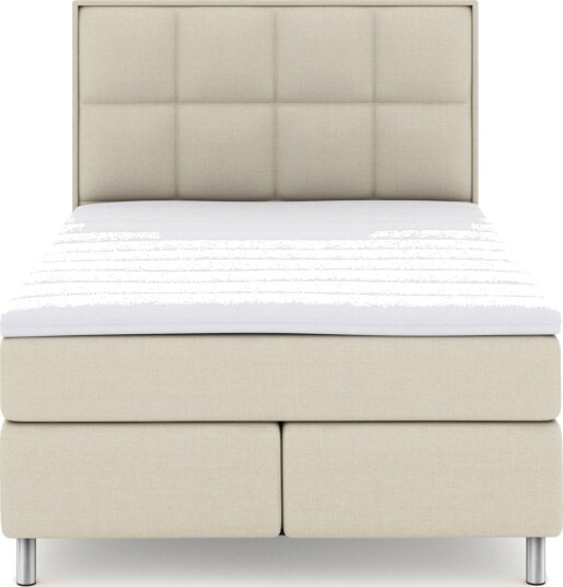 Select No 3 Komplett Sengepakke 140x200 Fast/Medium Beige/Metallben