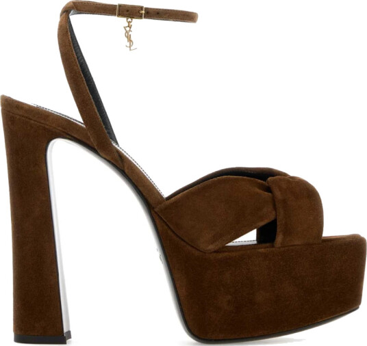 Saint Laurent Dame Sko Brun 41 EU, Saint Laurent Dame Sko Brun 41 EU,
