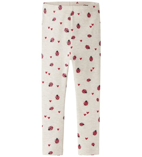 Name It Leggings Bomull/Modal NmfHaline Peyote Melange m. Name It 8 år 128 Leggings Beige