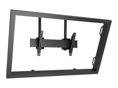 Chief Fusion X-Large Dual Pole Ceiling TV Mount - For Displays 55-100" - Black monteringskomponent - for flatpanel - svart