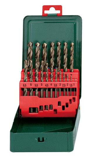 Metabo HSS-CO 19 deler Spiralborsett for Metall Metabo HSS-CO 19 deler Spiralborsett for Metall