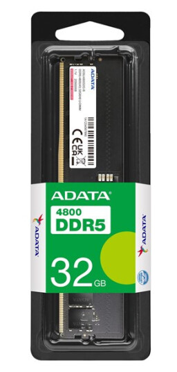 A-Data 32GB DDR5-4800 U-DIMM Memory Module A-Data 32GB DDR5-4800 U-DIMM Memory Module