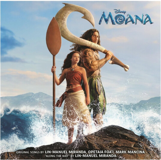 LinManuel Miranda, Catherine Laga'aia, Dwayne Johnson Moana CD