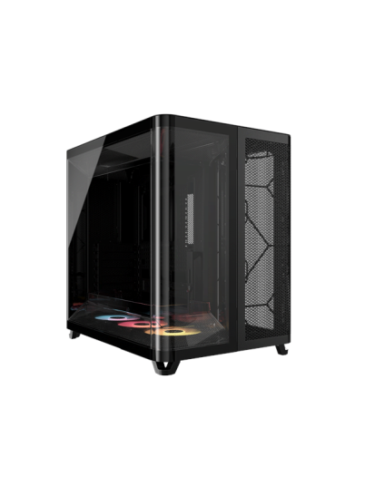 Corsair AIR 5400 LX-R LINK Miditower Kabinett med Herdet Glass - Svart