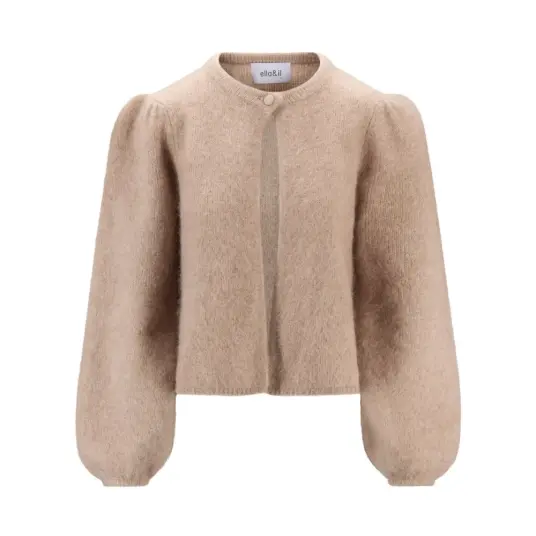 Ella&il Dame Strikkevarer Beige L,