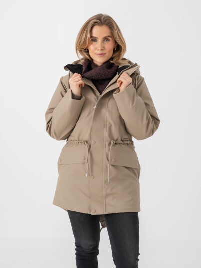 Rains Nome String Parka W3T3 Beige M