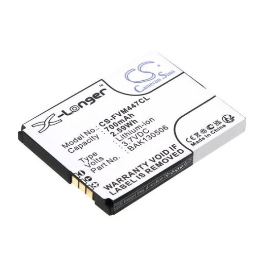 FRITZ!Fon M2 batteri (700 mAh 3.7 V, Sort)