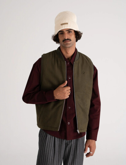 Prohibited Scout Fleece Vest - Green - S