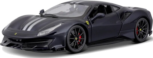 Bburago Ferrari 488 Pista 1:24 Blau Sportsbil Montert På Forhånd 1:24 Ferrari 488 Pista Alle Kjønn Metall Plast