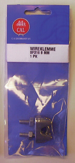 CAL Wireklemme   4pk   Galvanisert   5/16"   8mm