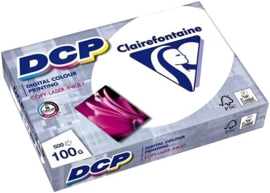 Clairefontaine 1822C Laser /Inkjet Utskrift A3 297X420 Mm 500 Ark 100 G/M² Hvit 110 Μm