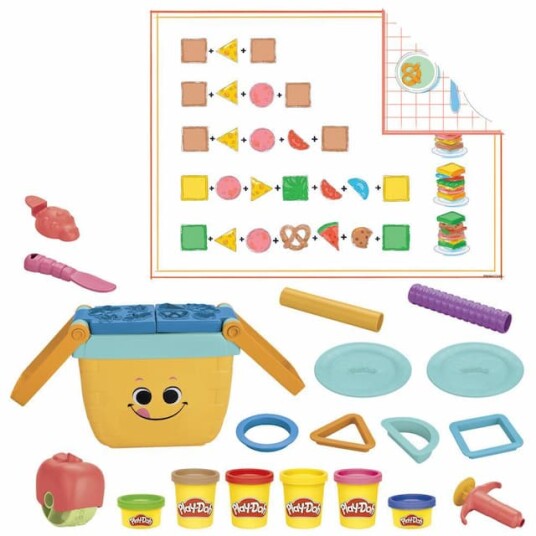 Hasbro Play-Doh Picnic Shapes Starter Set Preschool Toys
