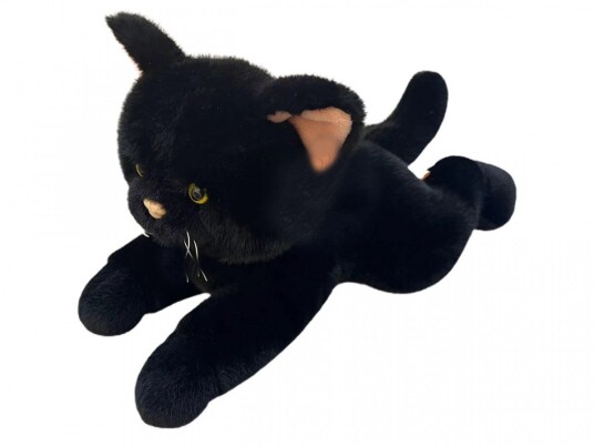 Madej Maskot Kosebamse 55 cm Svart Katt Madej Maskot Kosebamse 55 cm Svart Katt