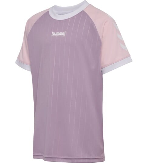 Hummel Hmljr Stripe T Shirt S/S Pink 146/152 Hummel Hmljr Stripe T Shirt S/S Pink 146/152