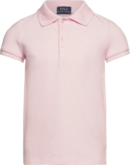 Ralph Lauren Kids Stretch Mesh Polo Shirt Pink 124-128