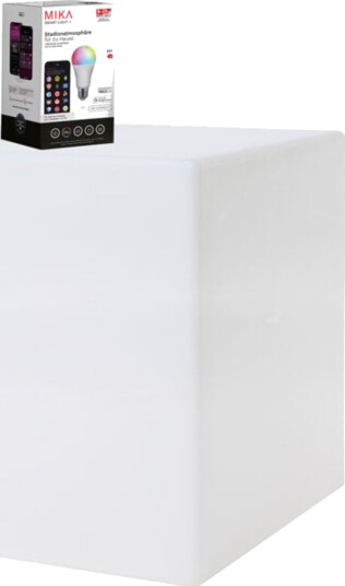 8 Seasons LED Bluetooth lampe 43x43 cm 10W 810 lm Hvit