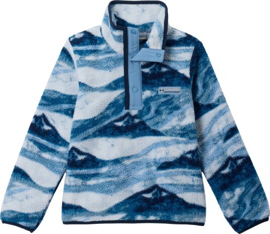 Columbia Sportswear Helvetia Ii Printed Half Snap Fleece RAINY DAY SUMMITS TONAL RAINY DAY 128 Columbia Sportswear Helvetia Ii Printed Half Snap Fleece RAINY DAY SUMMITS TONAL RAINY DAY 128