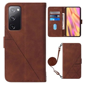 Line-serien Samsung Galaxy S20 FE Lommebok-deksel Brun
