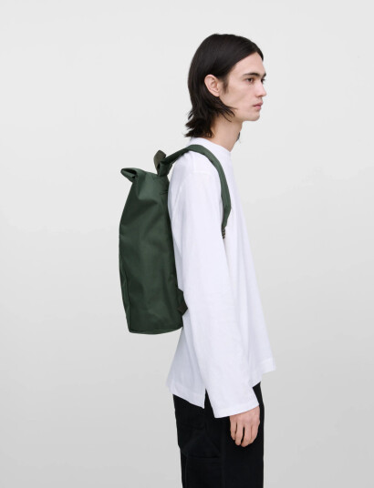 SANDQVIST Ground Rolltop Backpack L - Khaki green - ONE SIZE