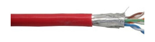 Inline 72099R 100 M Cat5e Sf/Utp (S-Ftp) Rød