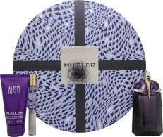 Thierry Mugler Alien Gavesett for Damer med 60ml EDP, 10ml EDP og 50ml Body Lotion Thierry Mugler Alien Gavesett for Damer med 60ml EDP, 10ml EDP og 50ml Body Lotion