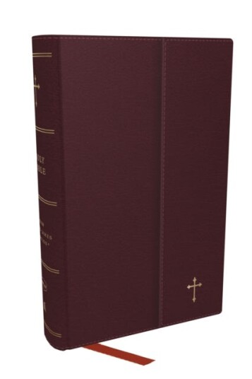 NKJV Compact ParagraphStyle Bible w/ 43,000 Cross References, Burgundy Leatherflex w/ Magnetic Flap, Red Letter, Comfort Print: Holy Bible, New King James Version  Holy Bible, New King Jam