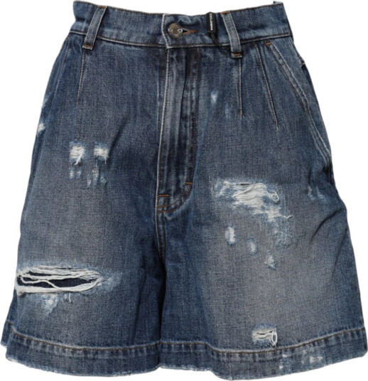 Dolce & Gabbana Dame Shorts Blå S,