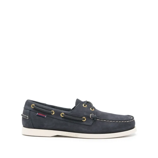 Sebago Docksides Portland Nubuck Navy 44