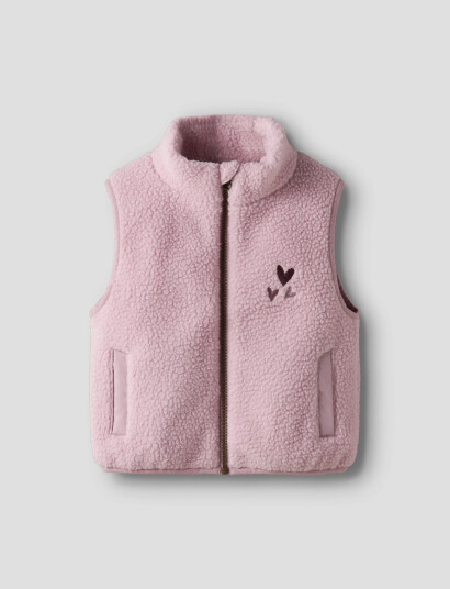 Name It Nmfmall Sherpa Vest Pink 92