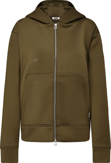 Woodbird Wbfuji Scuba Zip Hoodie DARK OLIVE L