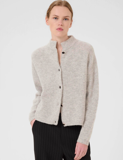 Gestuz Alphagz Short Cardigan Noos - Grey - XS