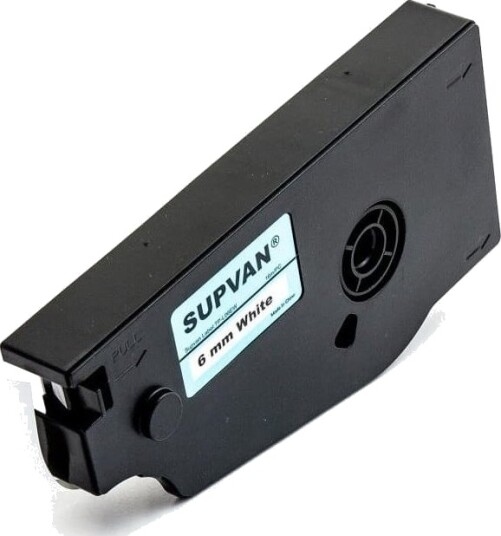 Supvan Technology Selvklebende Tape Hvit 6Mm 16M Tp L06ew Supvan Technology Selvklebende Tape Hvit 6Mm 16M Tp L06ew