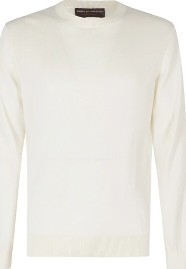 Filippo De Laurentiis Herre Strikkevarer Beige XL,