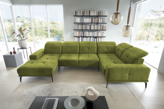 Hagglund Hjørnesofa m. Divan Grønn