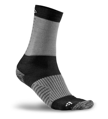 Craft XC Training Sock Black/Dk Grey Melange 37-39 Craft XC Training Sock Black/Dk Grey Melange 37-39