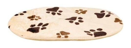 Trixie Joey Hundeseng Oval 54x35 cm Beige Fleece Pute