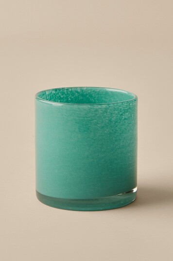 &Home Lyslykt krukke Ruby Medium høyde 12 cm Blå