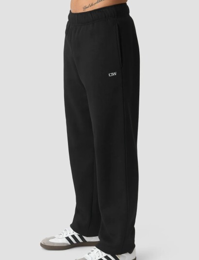 ICANIWILL Everyday Straight Pants M Black S ICANIWILL Everyday Straight Pants M Black S