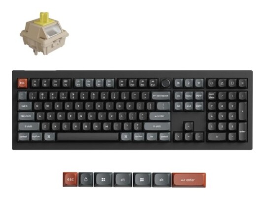 Keychron V6 Ultra V6U D4 Sort