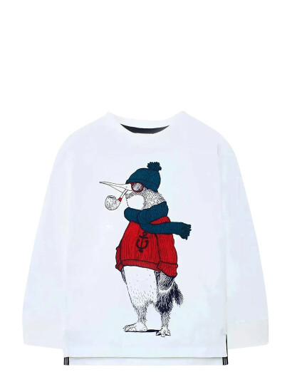 Boboli Knit T Shirt White 110 Boboli Knit T Shirt White 110
