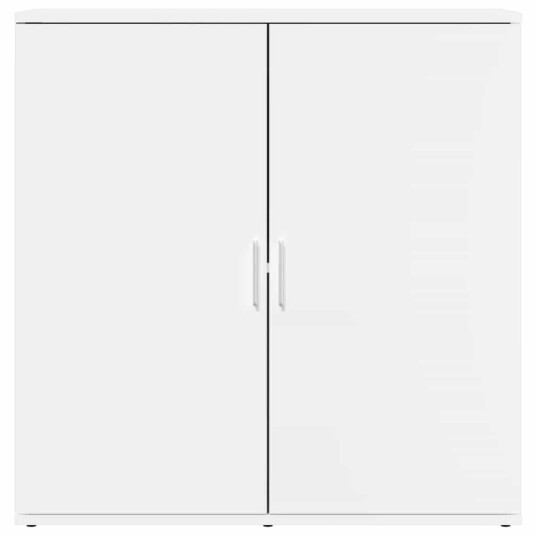 Skjenk hvit 79x38x80 cm konstruert tre Skjenk hvit 79x38x80 cm konstruert tre