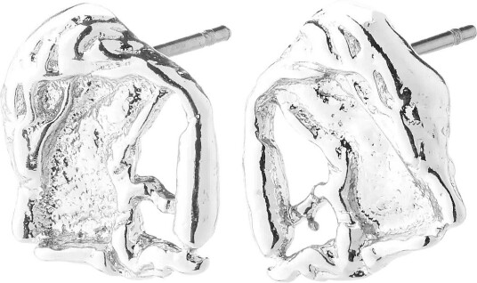 Pilgrim Orien Earrings Silver Plated   SILVER PLATED   One Size