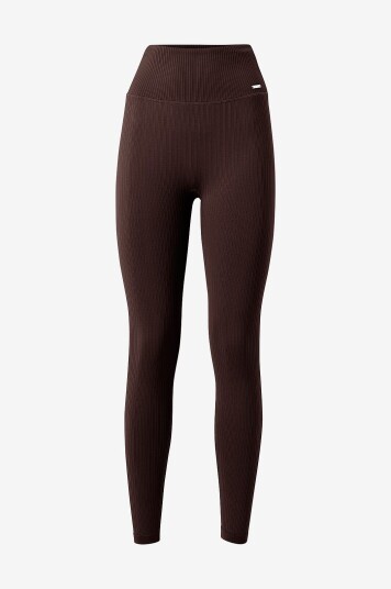 Aim'n - Ribbed Seamless Tights - Brun