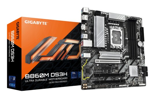Gigabyte B860M DS3H Micro-ATX Hovedkort med LGA1851 Sokkel og DDR5 RAM Gigabyte B860M DS3H Micro-ATX Hovedkort med LGA1851 Sokkel og DDR5 RAM